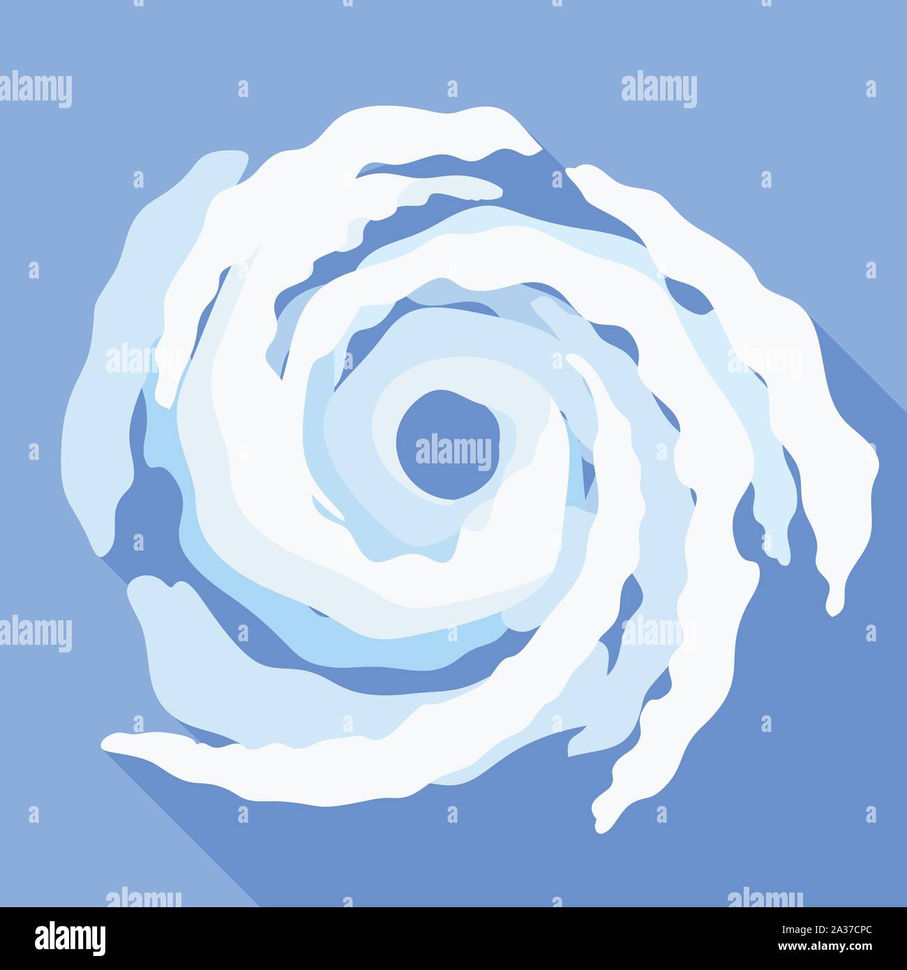 Hurricane icon. Flat illustration of hurricane vector icon for web ...