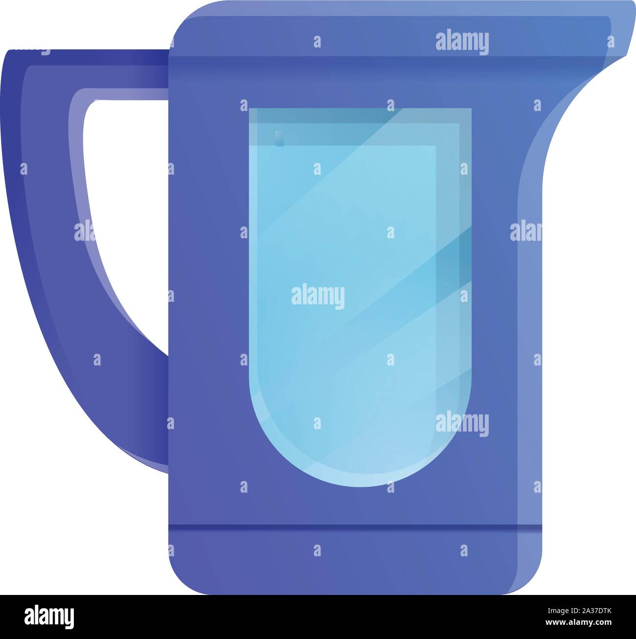 Broken electric kettle icon. Cartoon of broken electric kettle vector