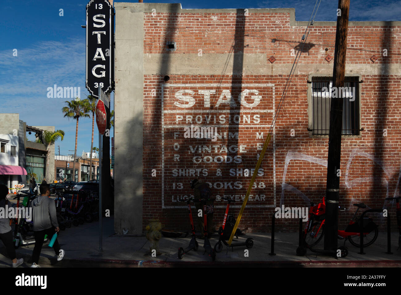 Stag shop in Los Angeles Stock Photo