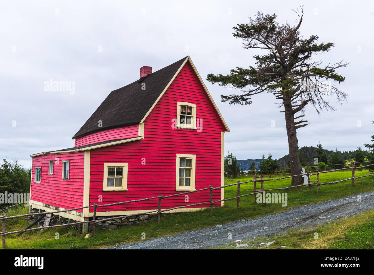Cottage, Tors Cove, Newfoundland, Canada Stock Photo
