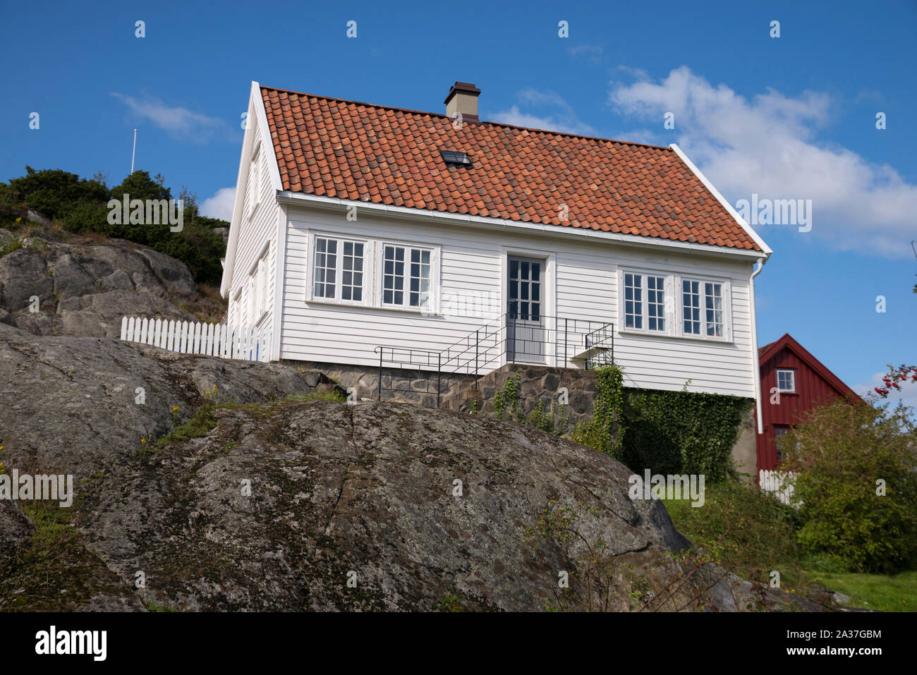 Brekkestø , Norwegen, Europa Stock Photo
