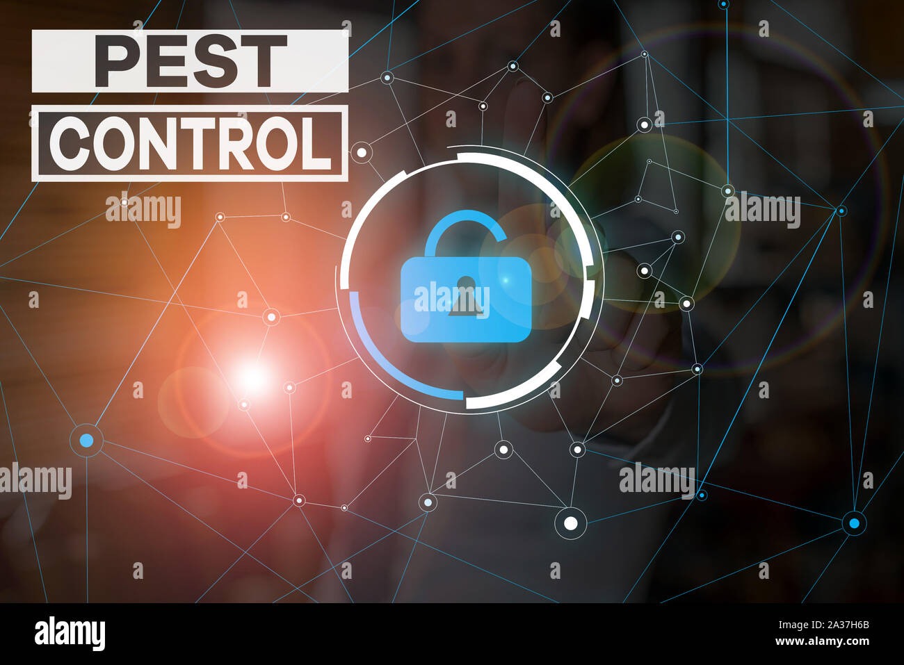 Handwriting text Pest Control. Conceptual photo analysisagement of a ...