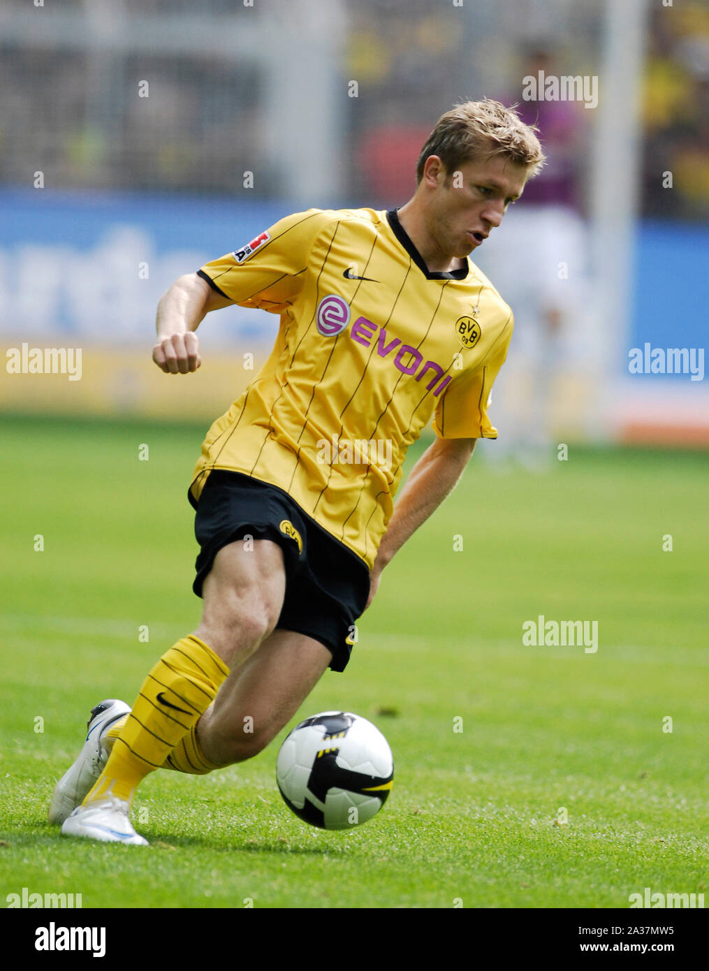 Signal Iduna Arena Dortmund Germany 23.08.2008, Football: German  Bundesliga, Season 2008/2009, Borussia Dortmund (BVB, yellow) vs FC Bayern  Munich (FCB, red); Jakub „KUBA“ Błaszczykowski (BVB Stock Photo - Alamy