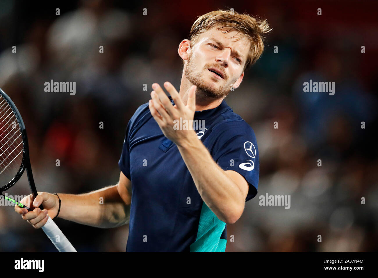 Ariake Colosseum Tokyo Japan 4th Oct 19 David Goffin Bel October 4 19 Tennis Rakuten Japan Open Tennis Championships 19 Men S Singles Quarter Final Match At Ariake Colosseum Tokyo Japan