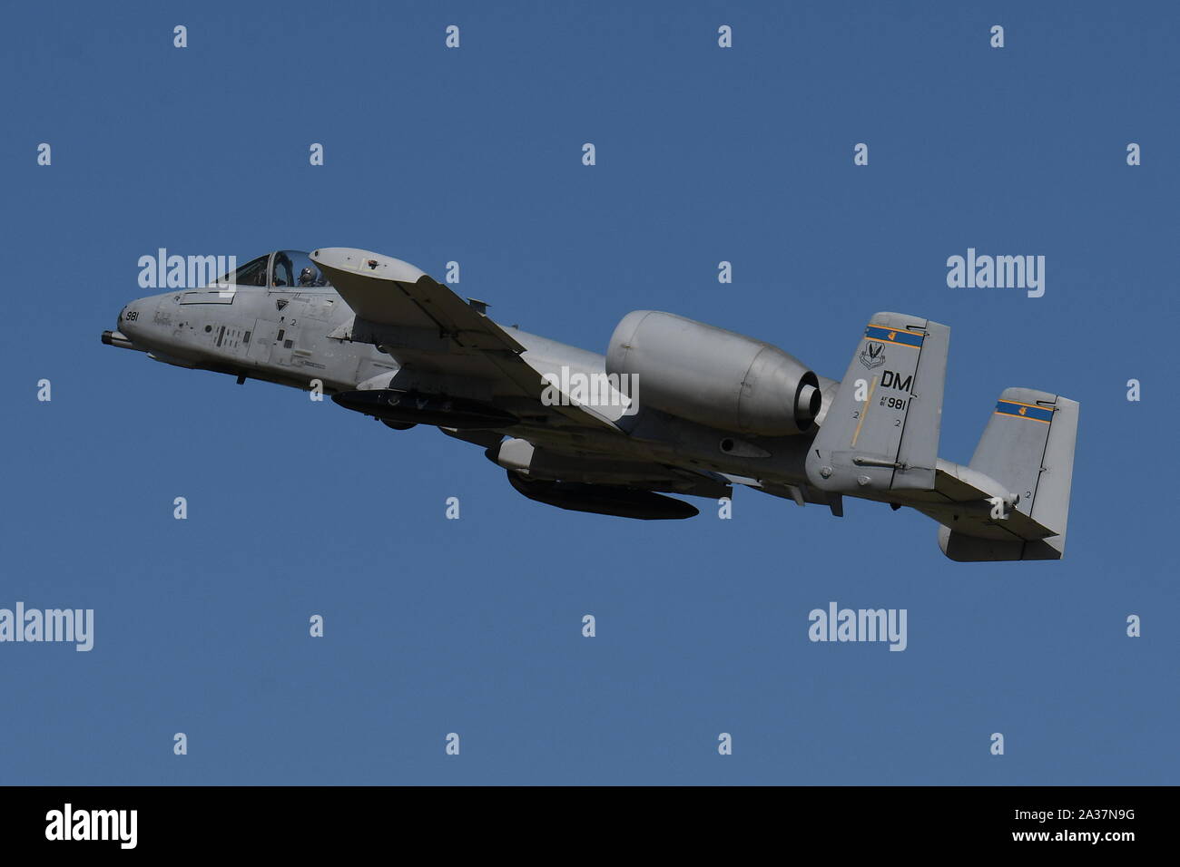 US AIR FORCE FAIRCHILD A-10 THUNDERBOLT II Stock Photo