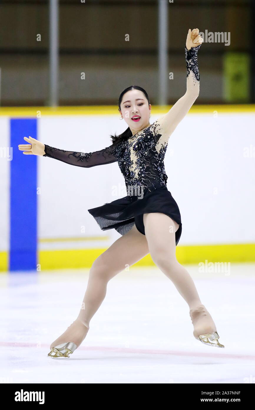 Shiga, Japan. 4th Oct, 2019. Moa Iwano Figure Skating Kinki Figure