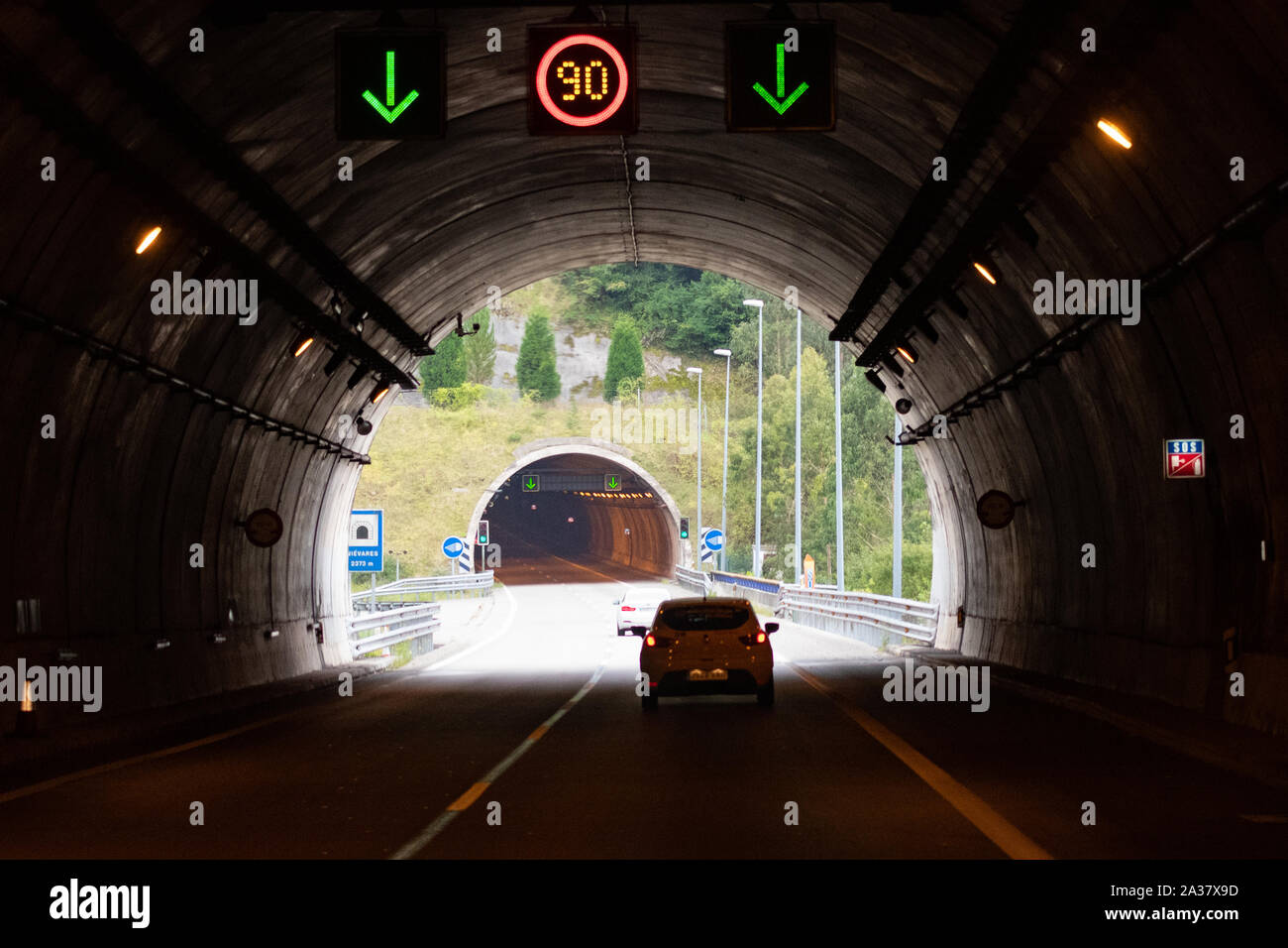 Northern spain road tunnel hires stock photography and images Alamy