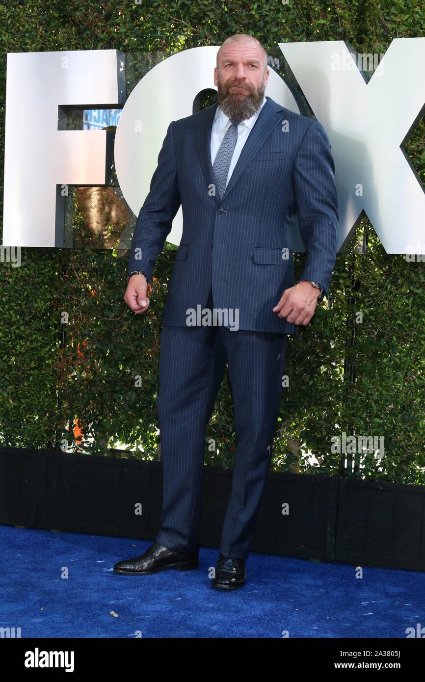 Los Angeles, CA. 4th Oct, 2019. Triple H aka Paul Michael Levesque at arrivals for WWE 20th Anniversary Celebration SmackDown Premiere, STAPLES Center, Los Angeles, CA October 4, 2019. Credit: Priscilla Grant/Everett Collection/Alamy Live News Stock Photo
