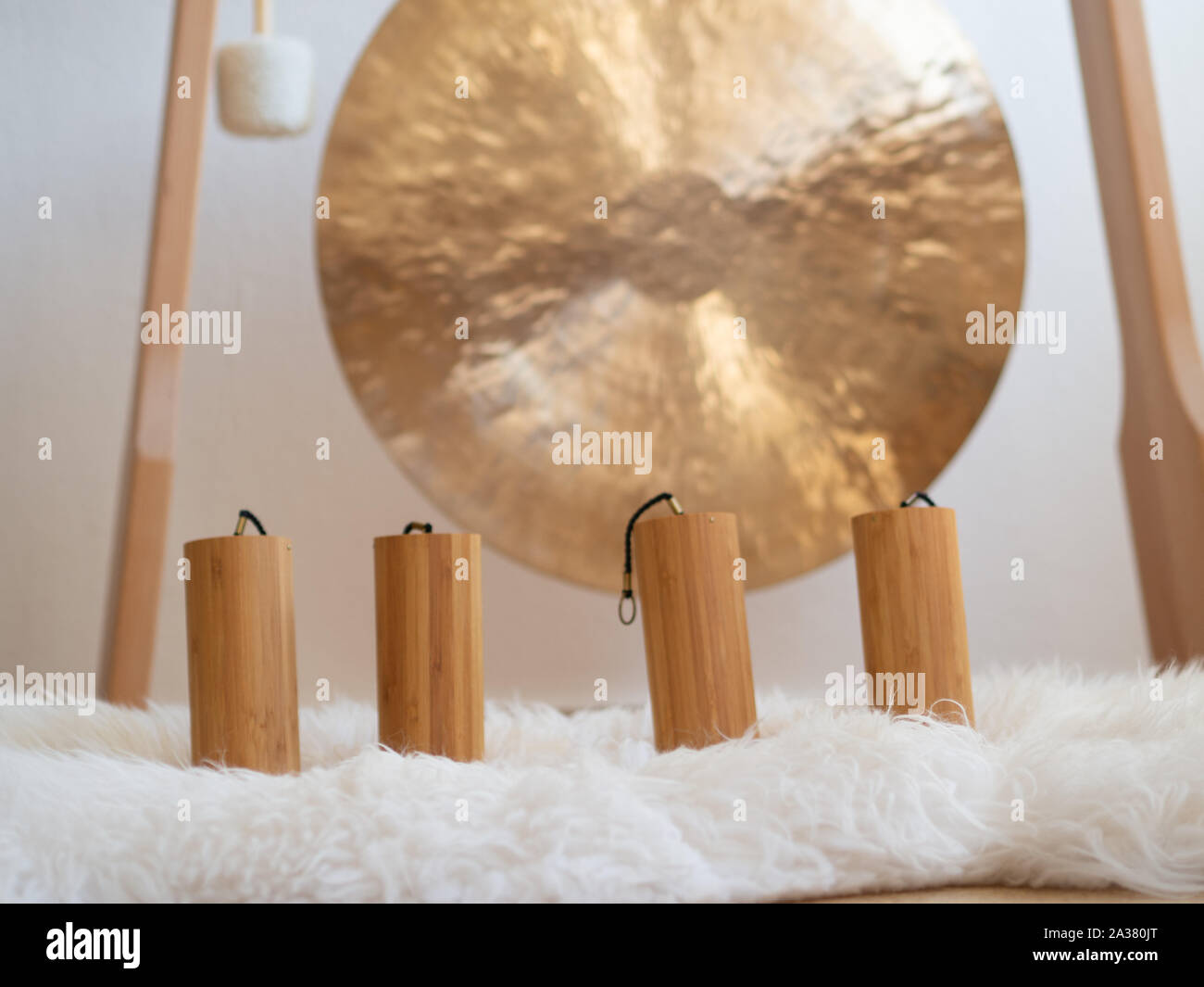 Koshi chimes sound healing ceremony instruments Stock Photo Alamy