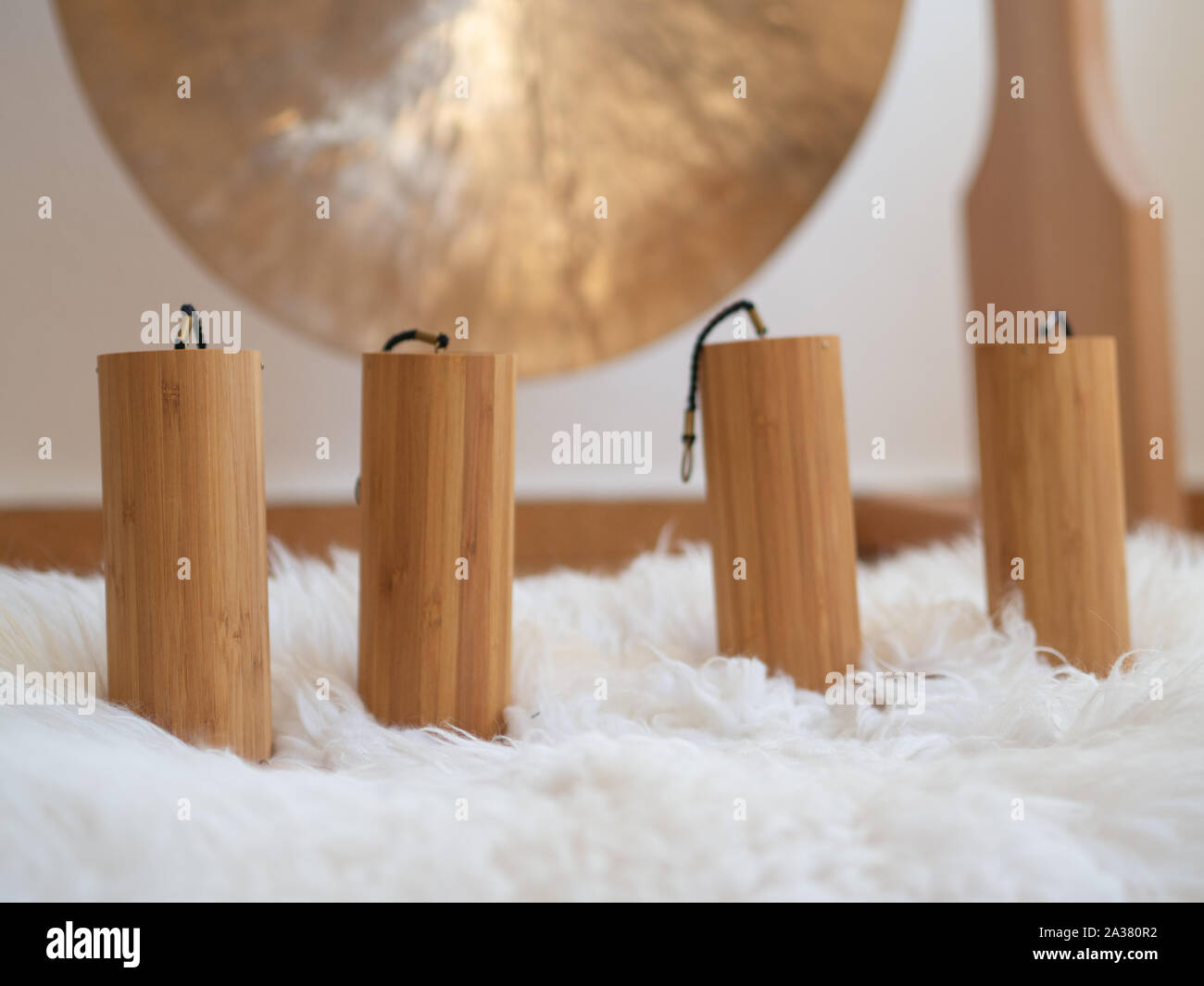 Koshi chimes sound healing ceremony instruments Stock Photo