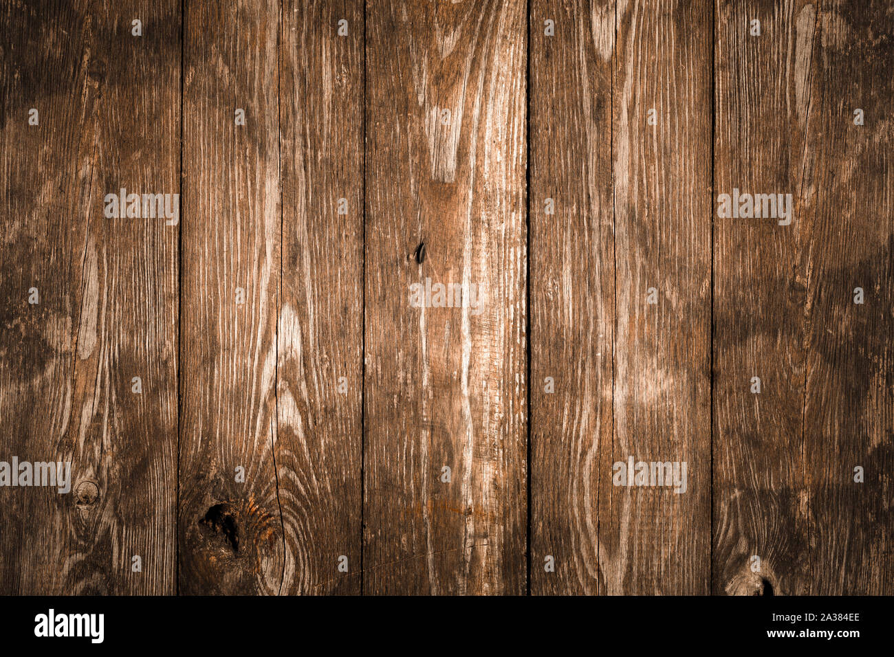 Rustic wood planks background Stock Photo