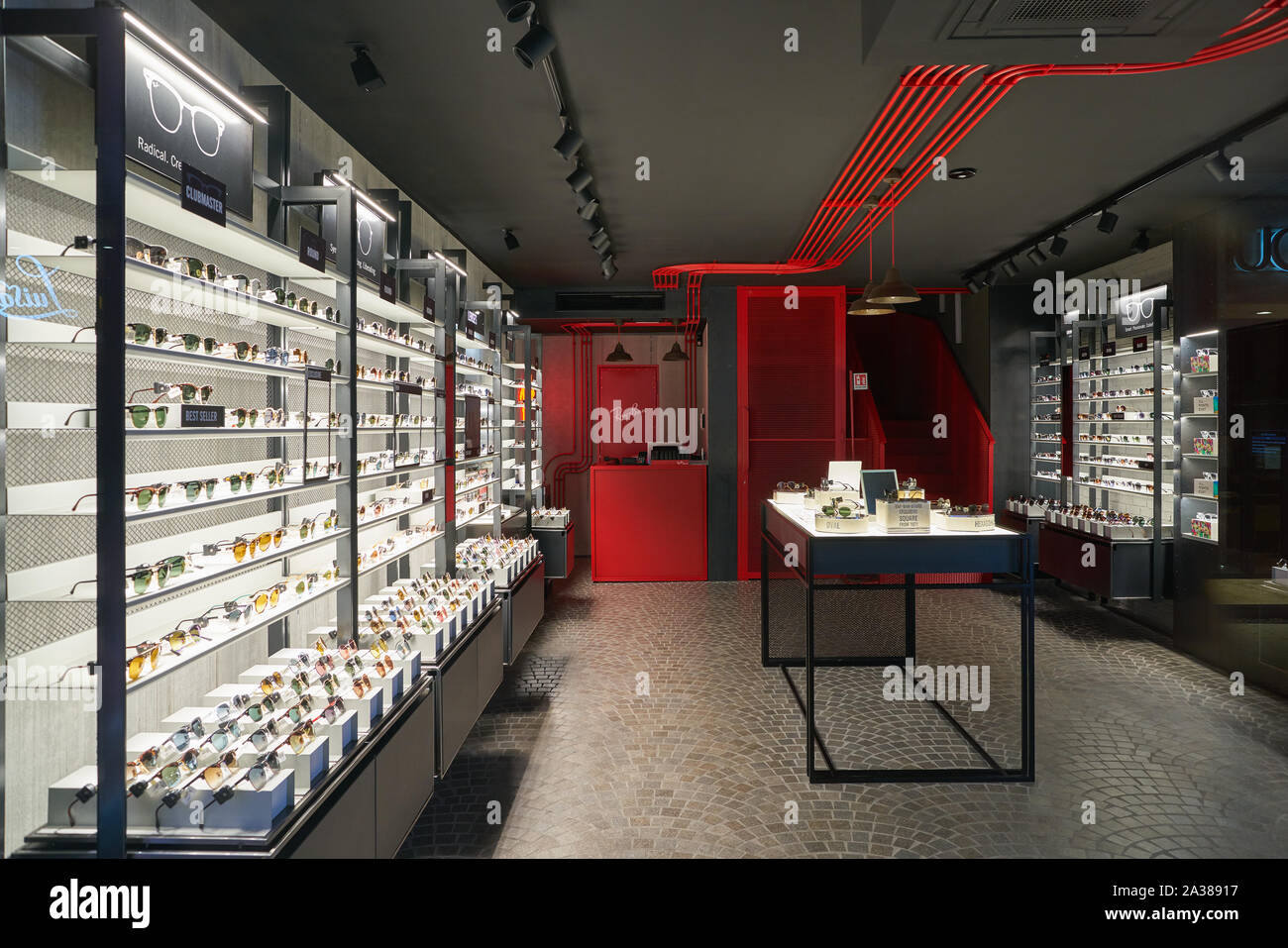 VERONA, ITALY - CIRCA MAY, 2019: glasses on display at Ray-Ban store in  Verona Stock Photo - Alamy