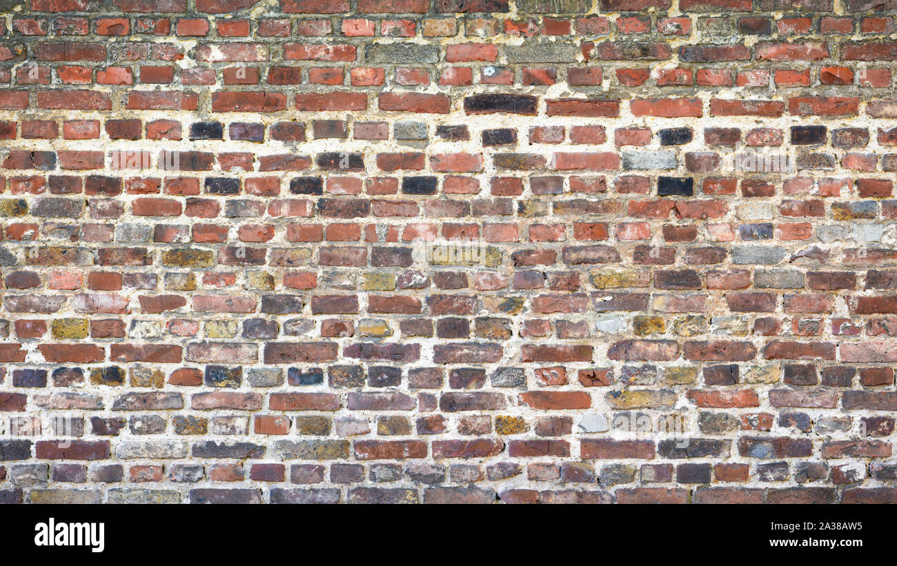 Old red brick wall as background or texture Stock Photo - Alamy