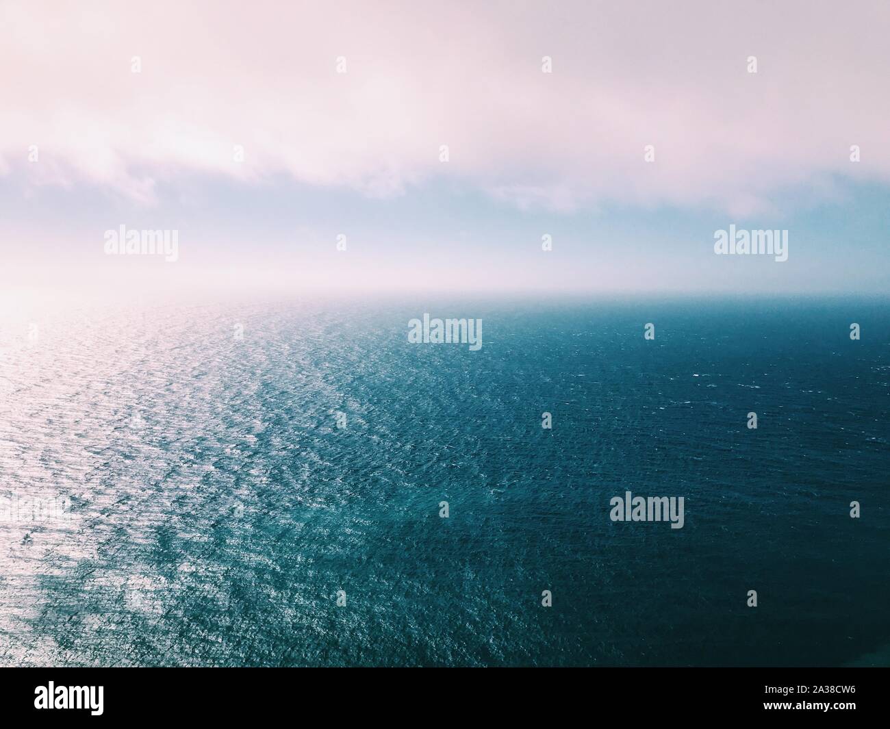 Aerial seascape view, Portugal Stock Photo