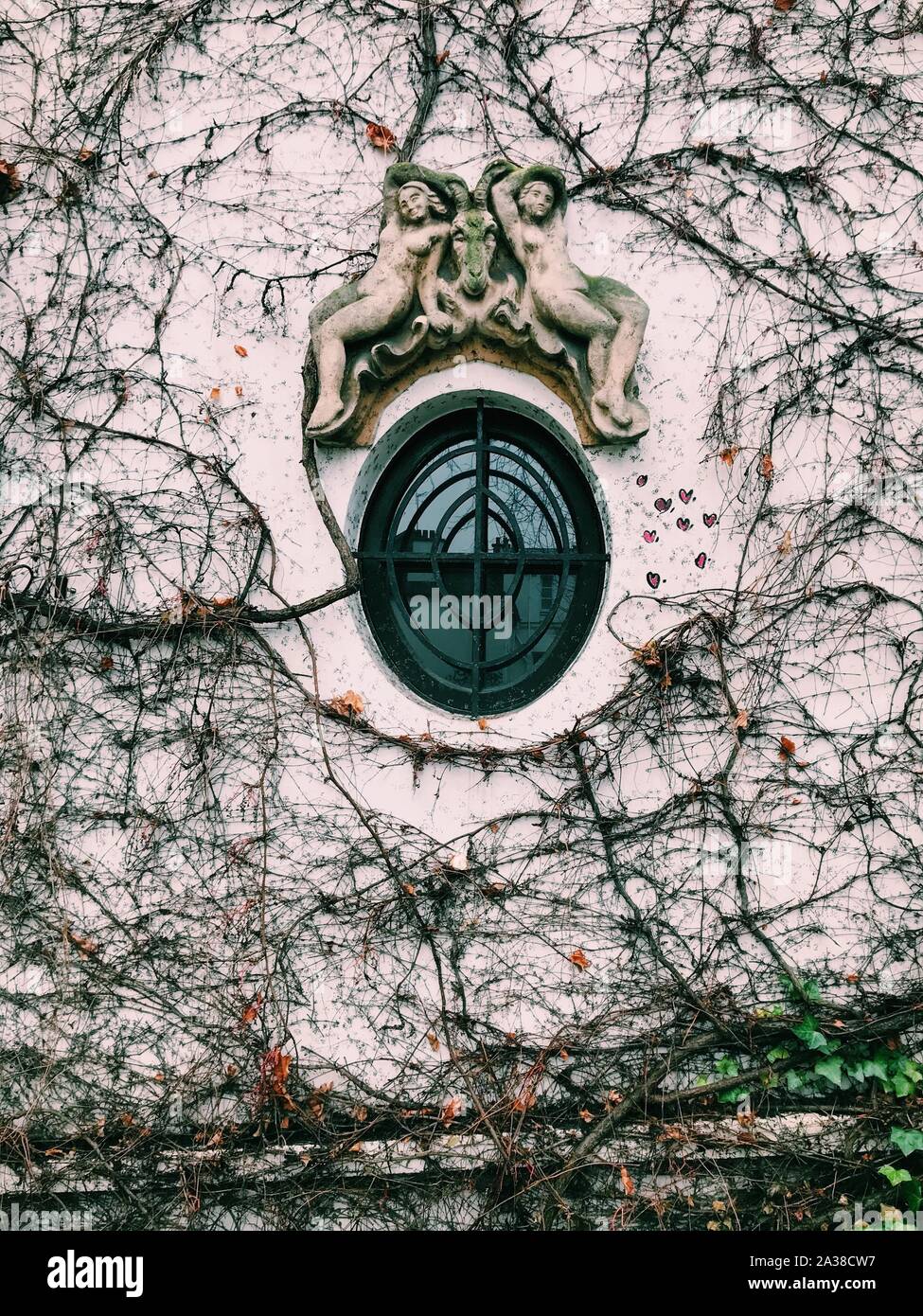 Closeup of an oval window, Paris, France Stock Photo Alamy