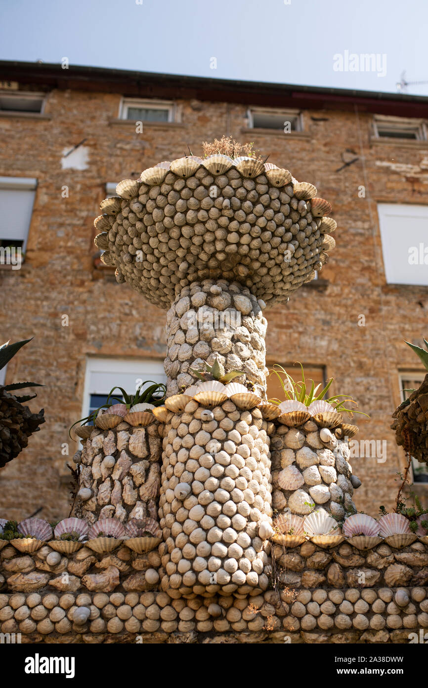 Jules Senis's Jardin Rosa Mir in La Croix-Rousse quarter of the fourth arrondissement of Lyon, France. Stock Photo