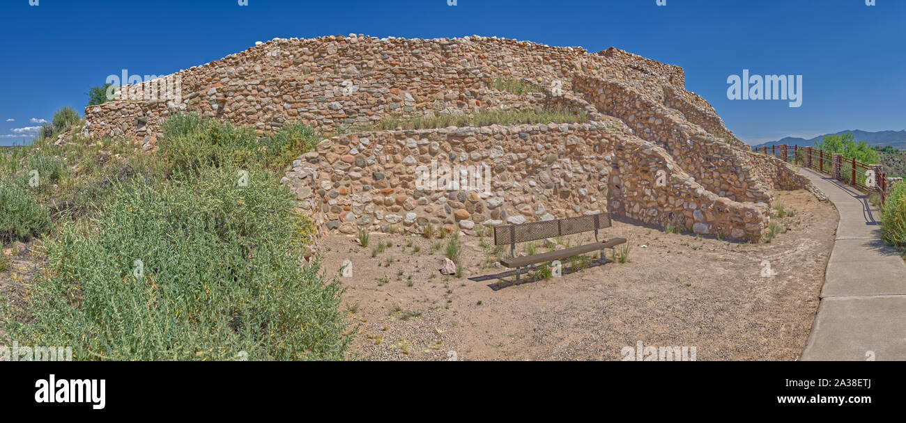 Tuzigoot National Monument, Clarkdale, Arizona, United States Stock Photo