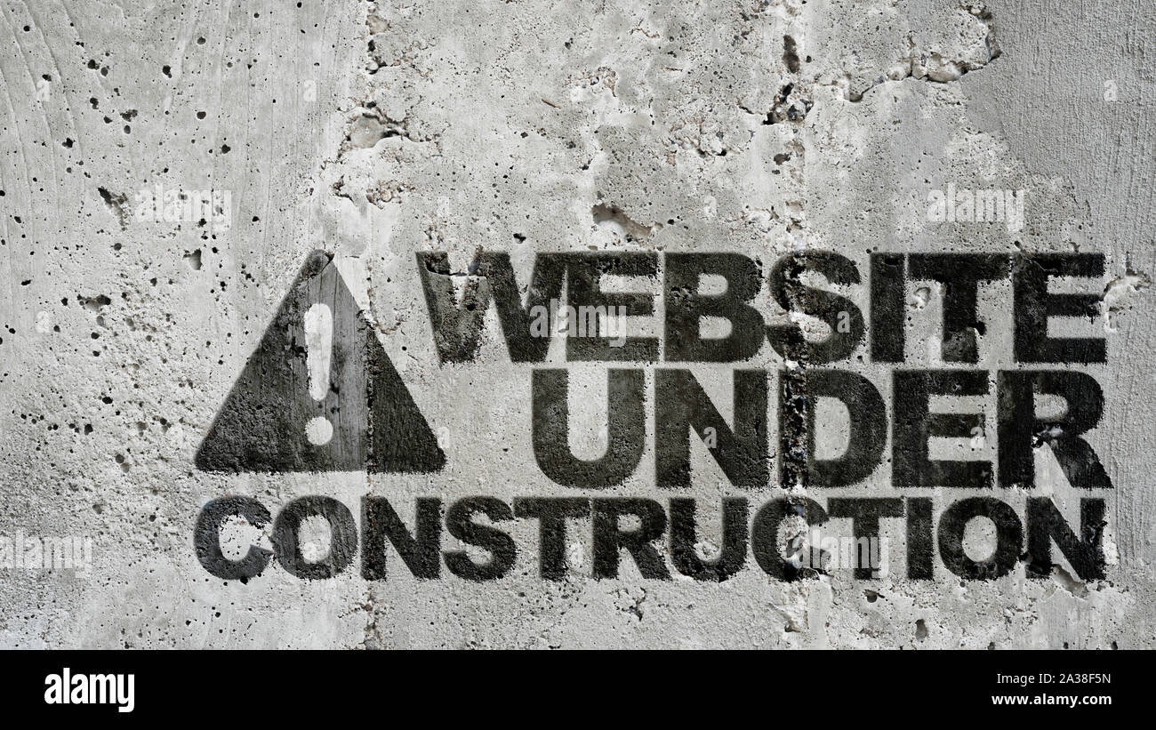 Website under construction Stock Photo - Alamy