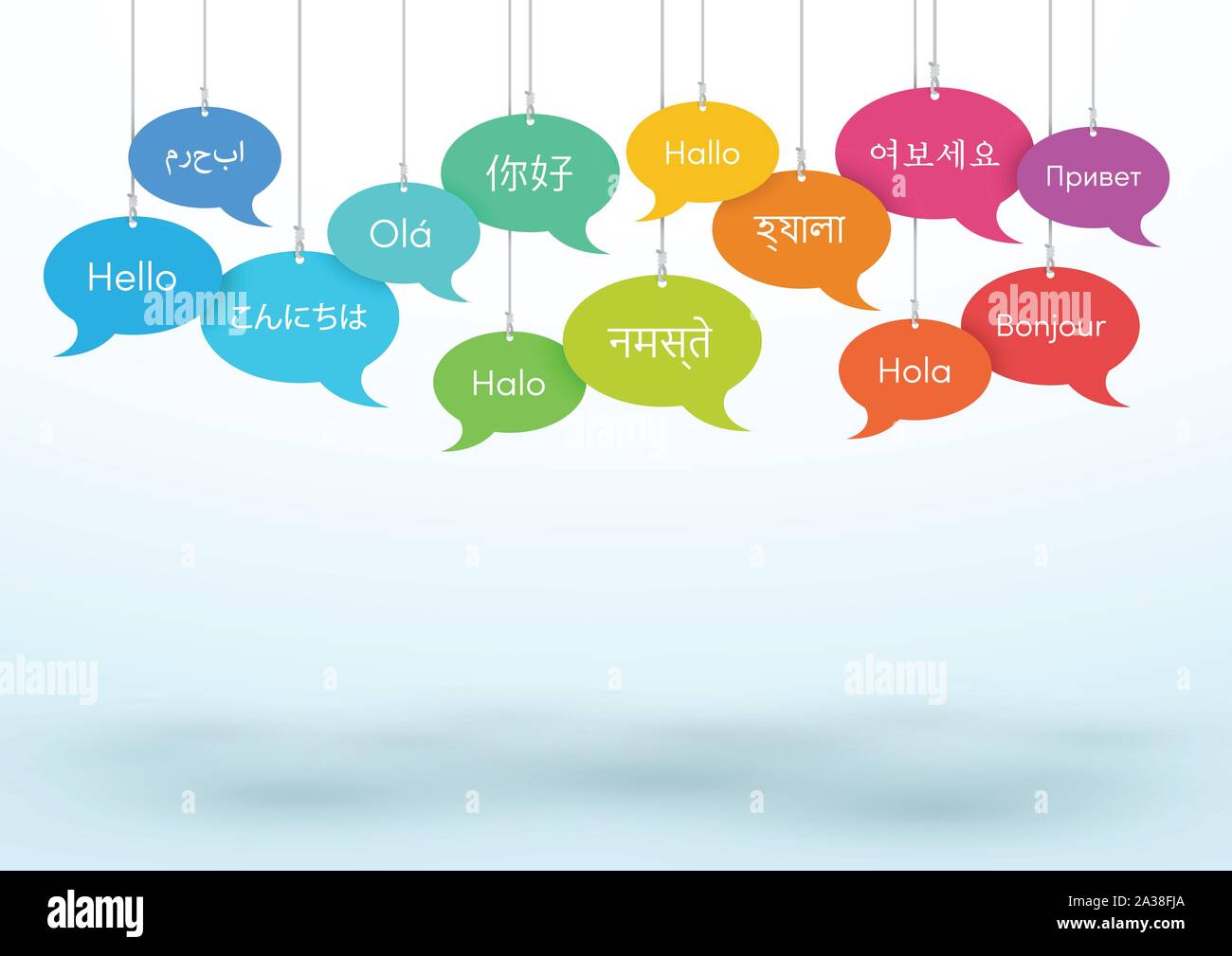 English 3d speech bubble Stock Vector Images Alamy