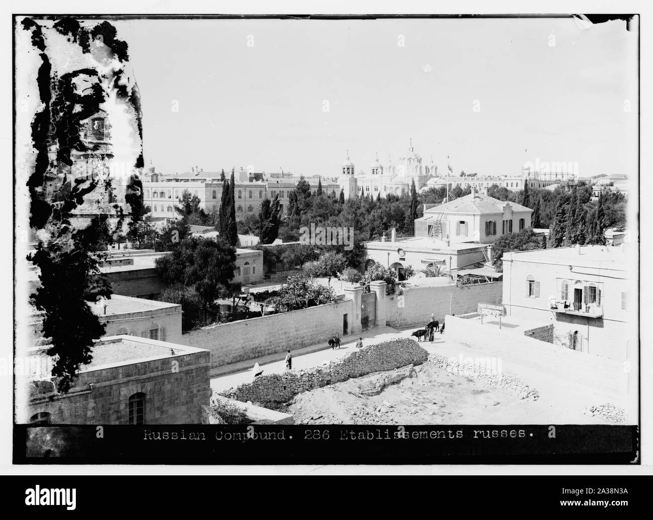 Russian compound, Jerusalem Stock Photo Alamy