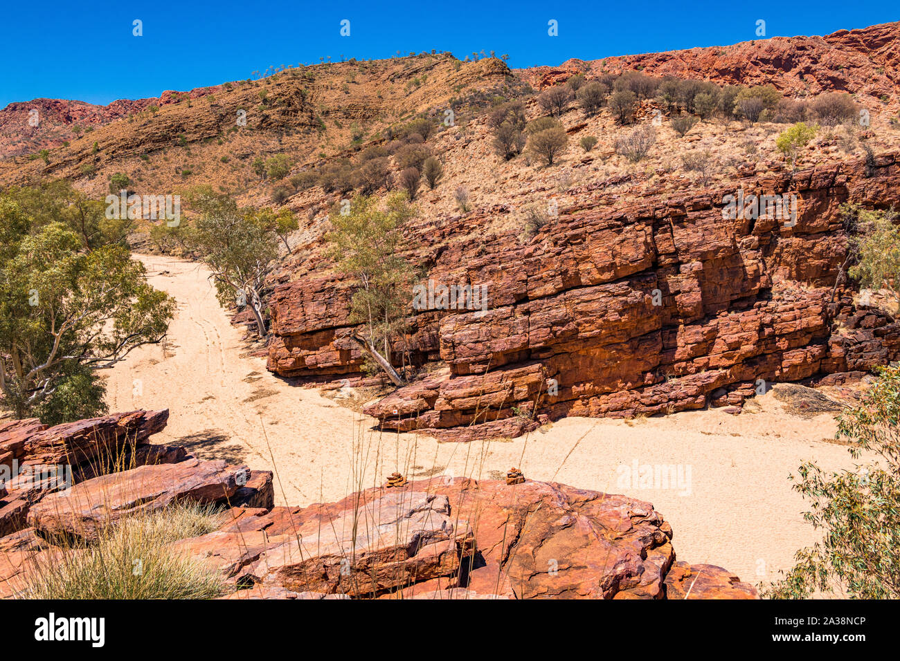 Trephina Gorge Nature Park in the remote East MacDonnell Ranges in the  Northern Territory, Australia Stock Photo - Alamy