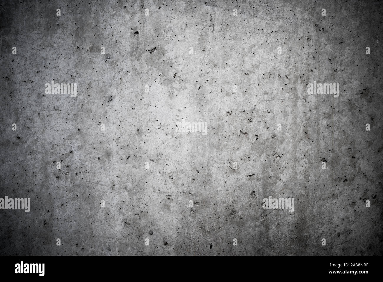 Texture of old, grungy, gray and white concrete or cement wall for background Stock Photo