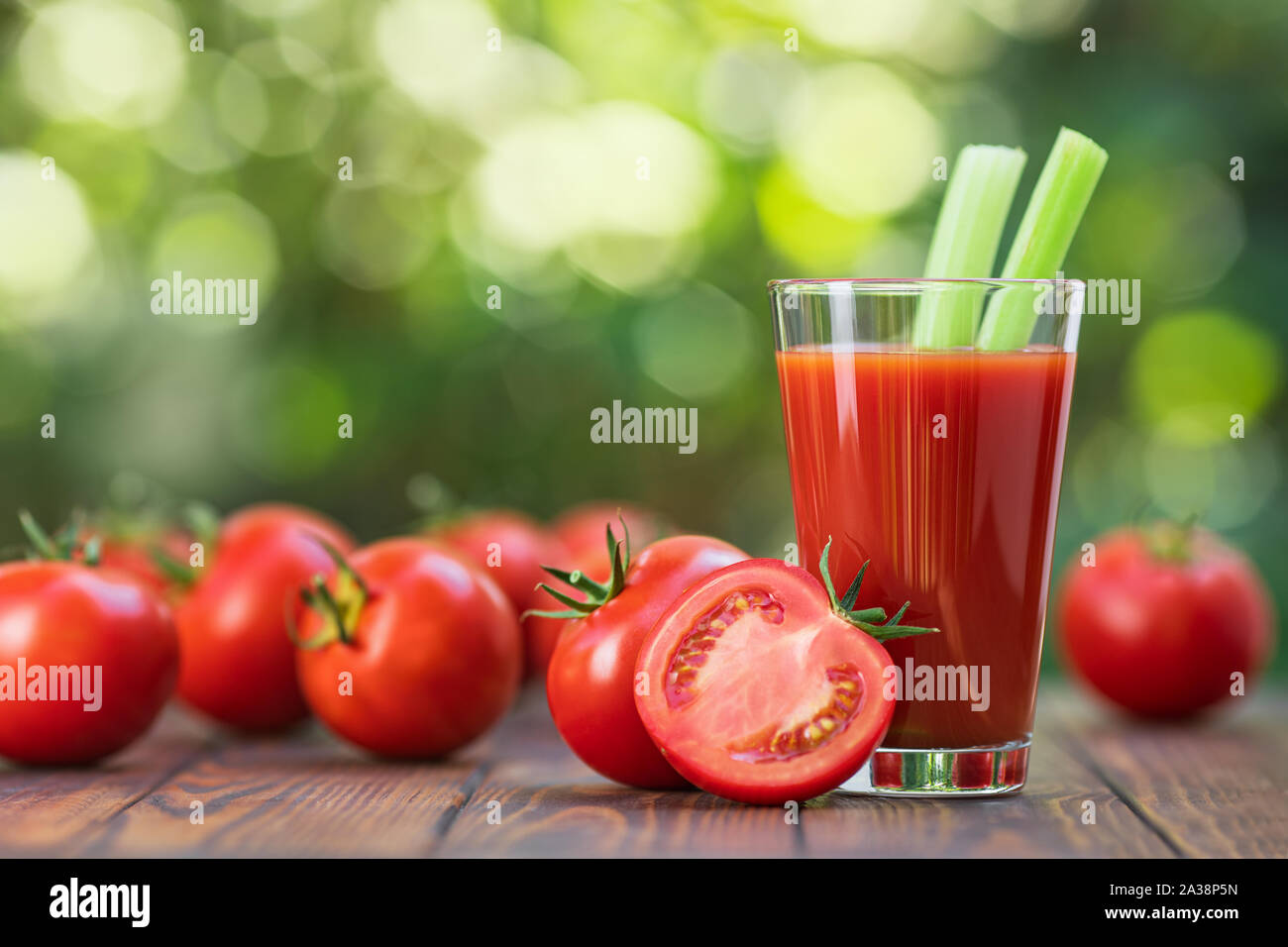 tomato juice in glass Stock Photo Alamy