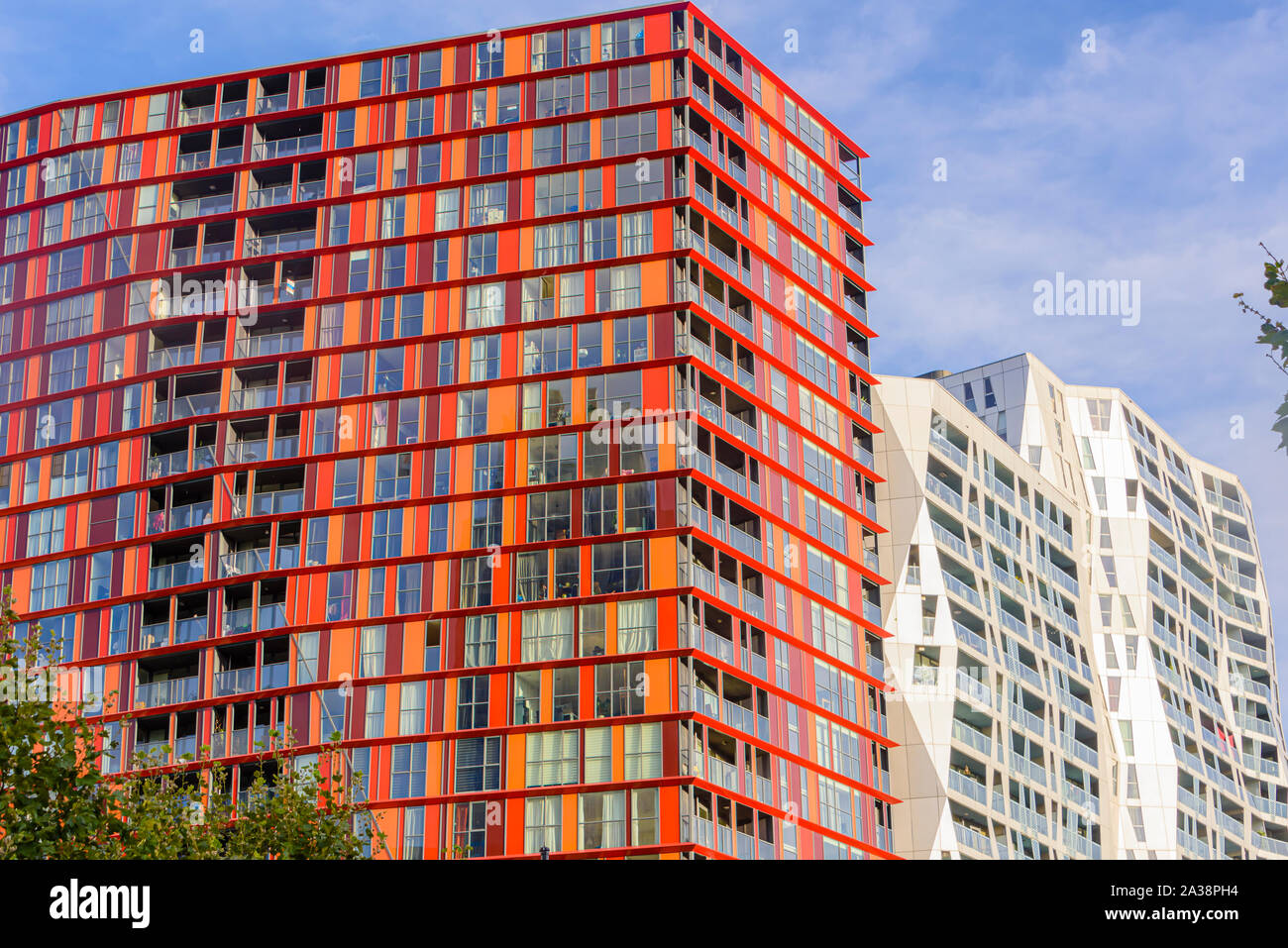Architecture buildings block flats netherlands hires stock photography