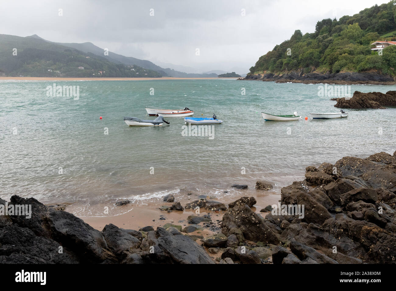 Mundaka, Urdaibai Biosphere Reserve, Biscay, Basque Country, Spain, Europe Stock Photo