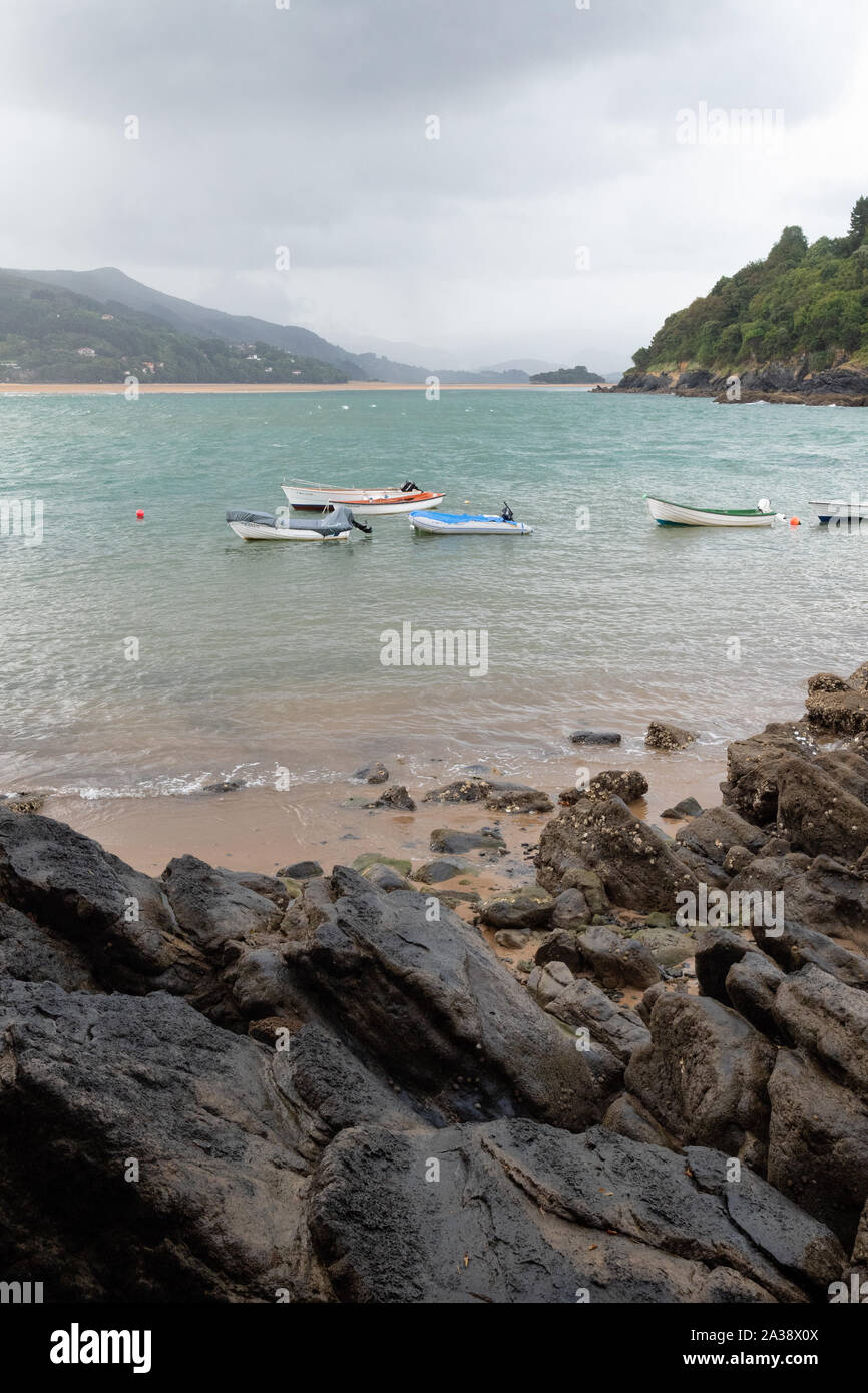 Mundaka, Urdaibai Biosphere Reserve, Biscay, Basque Country, Spain, Europe Stock Photo