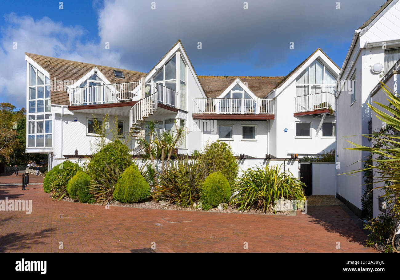 Priory Quay exclusive housing at Christchurch, Dorset, England, UK