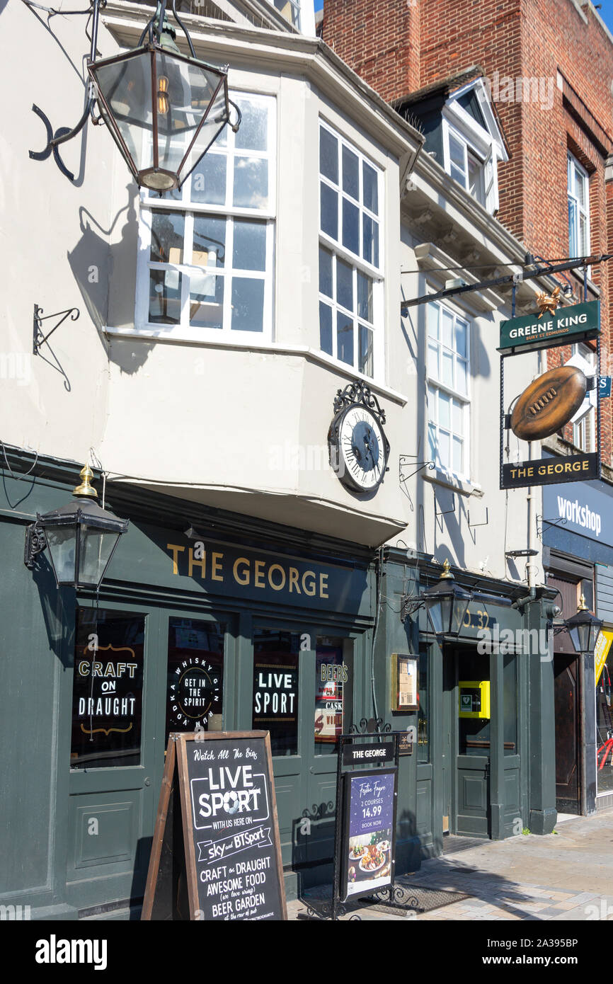 The George Pub, King Street, Twickenham, London Borough of Richmond upon Thames, Greater London, England, United Kingdom Stock Photo