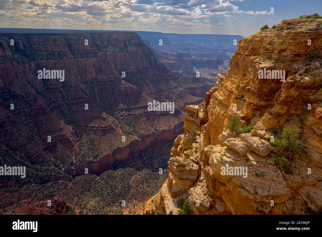 Grand Canyon view from Papago Point, Arizona, United States Stock Photo