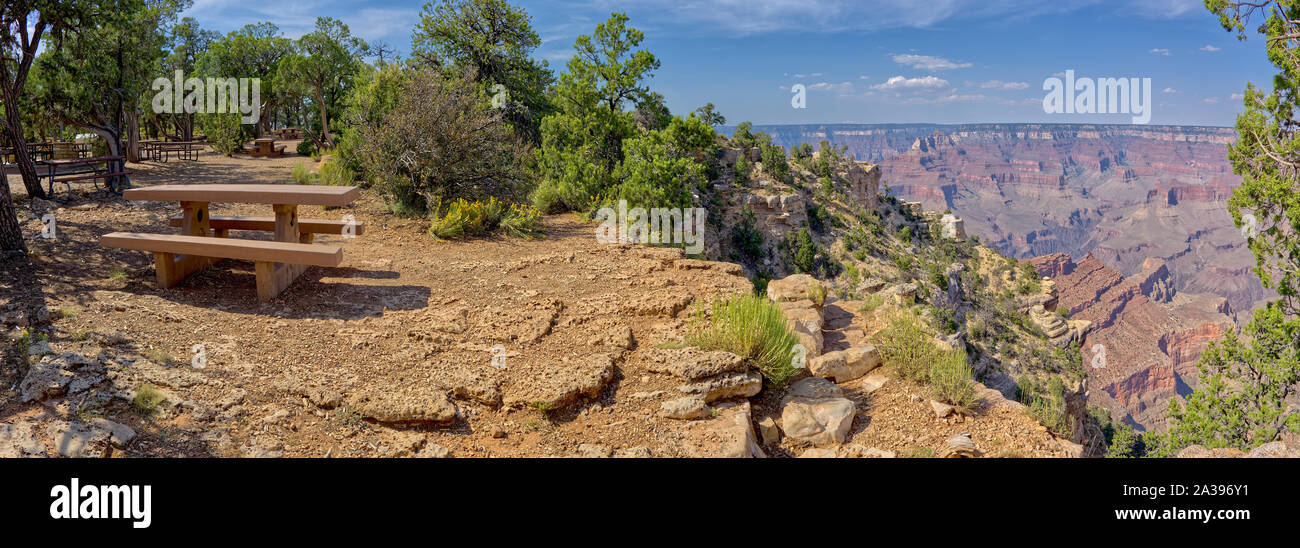 Shoshone Point Picnic Area, South Rim, Grand Canyon, Arizona, United States Stock Photo