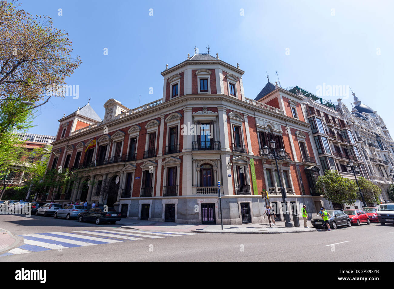 Facade of the Museo Cerralbo, Madrid, Spain Stock Photo
