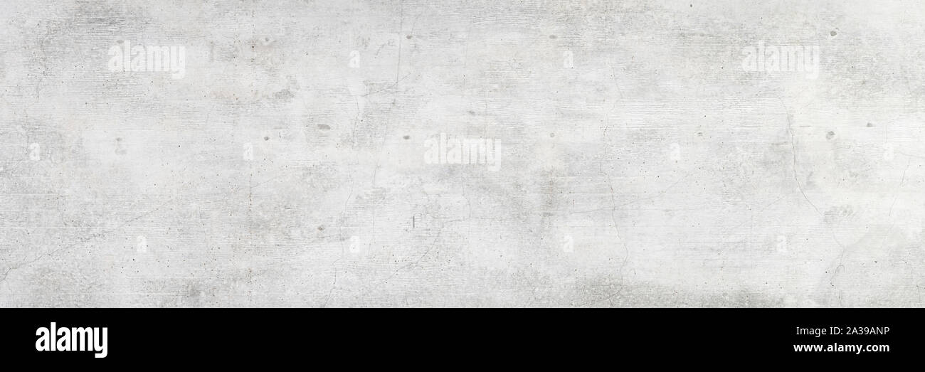 Texture of old, grungy, gray and white concrete or cement wall for background Stock Photo