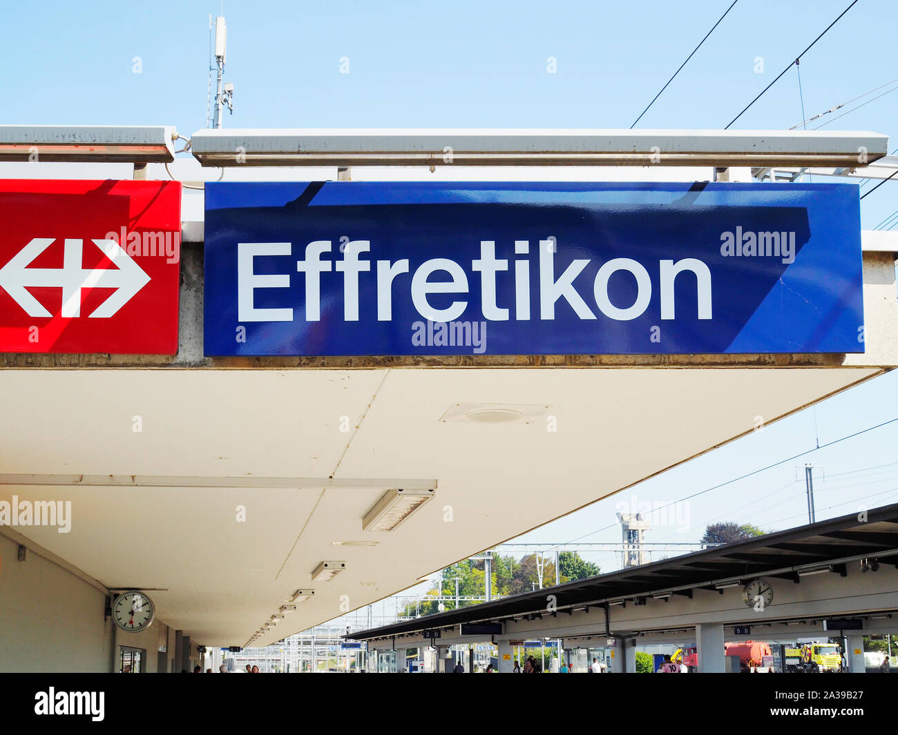 Bahnhof Effretikon ZH Stock Photo