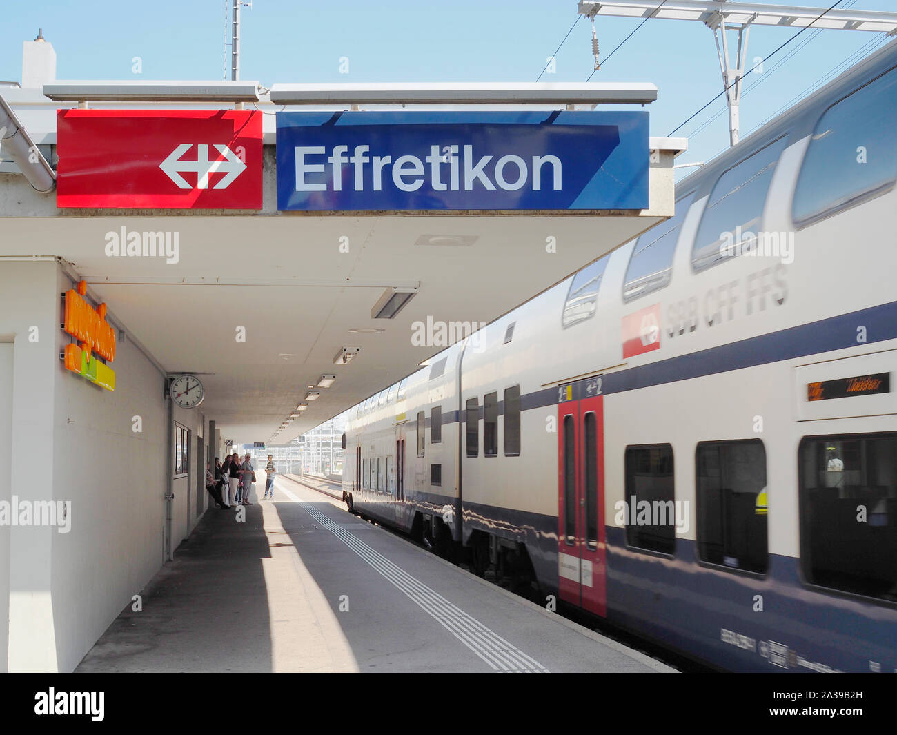 Bahnhof Effretikon ZH Stock Photo