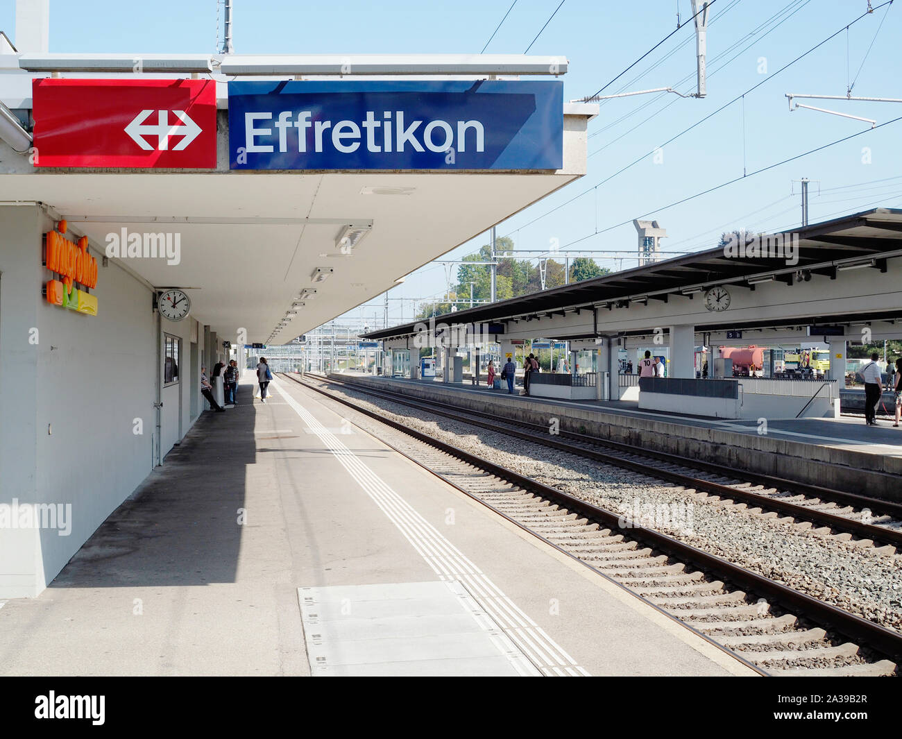 Bahnhof Effretikon ZH Stock Photo