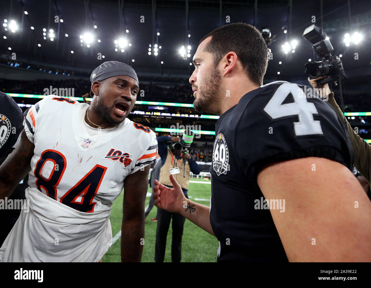 Tampa Bay, Florida, USA, September 17, 2023, Chicago Bears player Elijah  Hicks #22 at Raymond James Stadium. (Photo Credit: Marty Jean-Louis/Alamy  Live News Stock Photo - Alamy