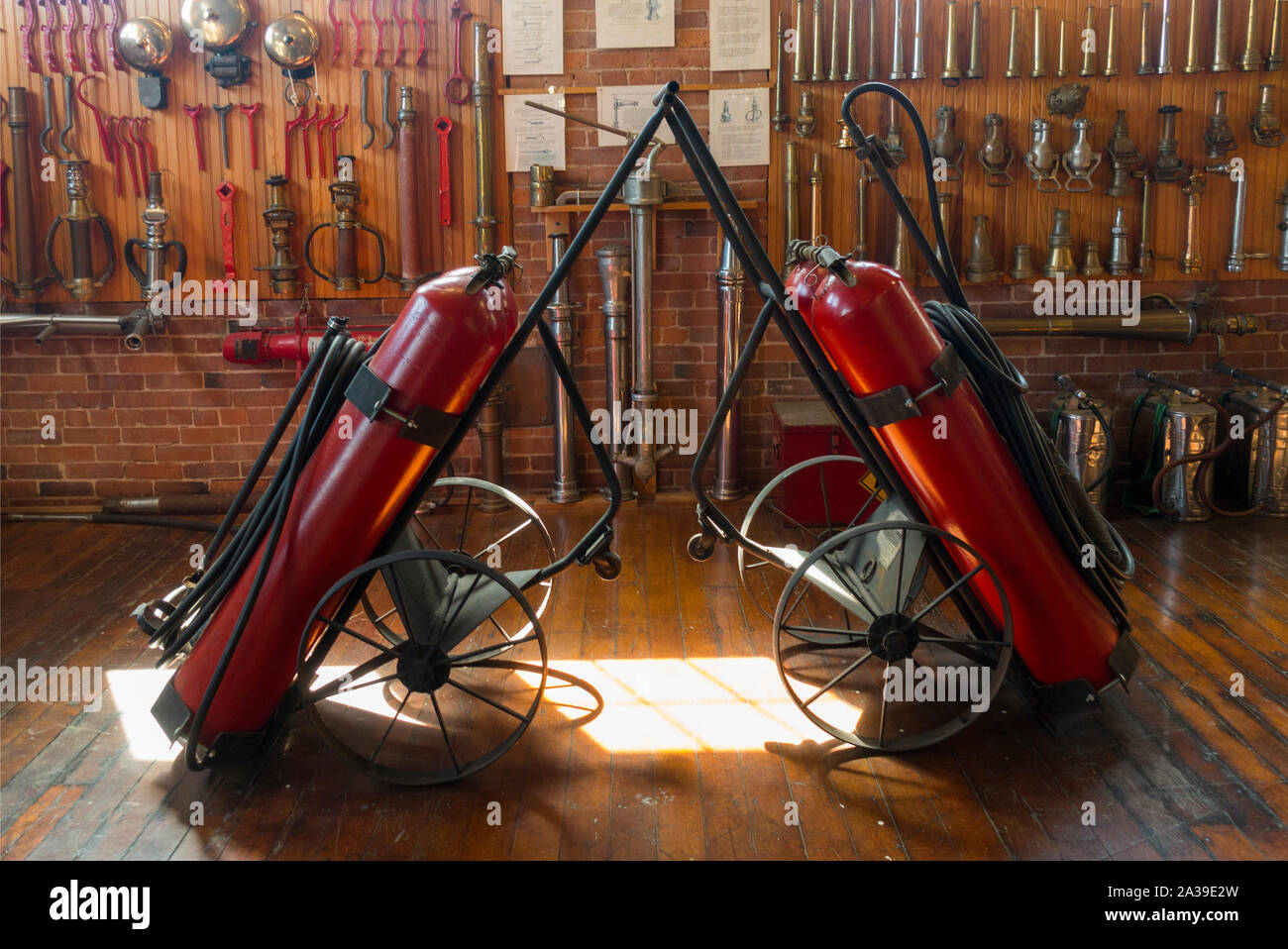 History of Fire Museum in Bristol CT Stock Photo Alamy