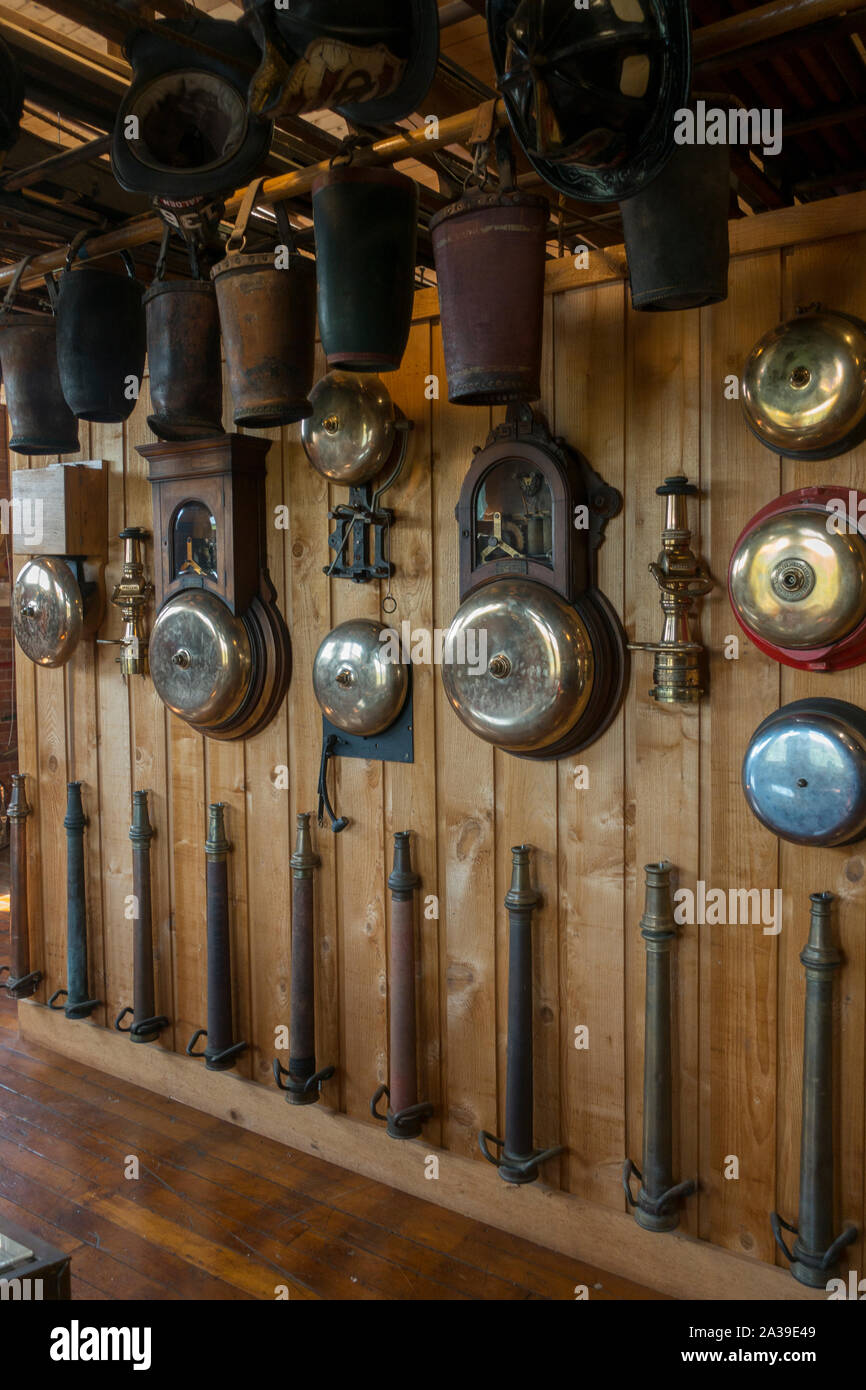 History of Fire Museum in Bristol CT Stock Photo Alamy