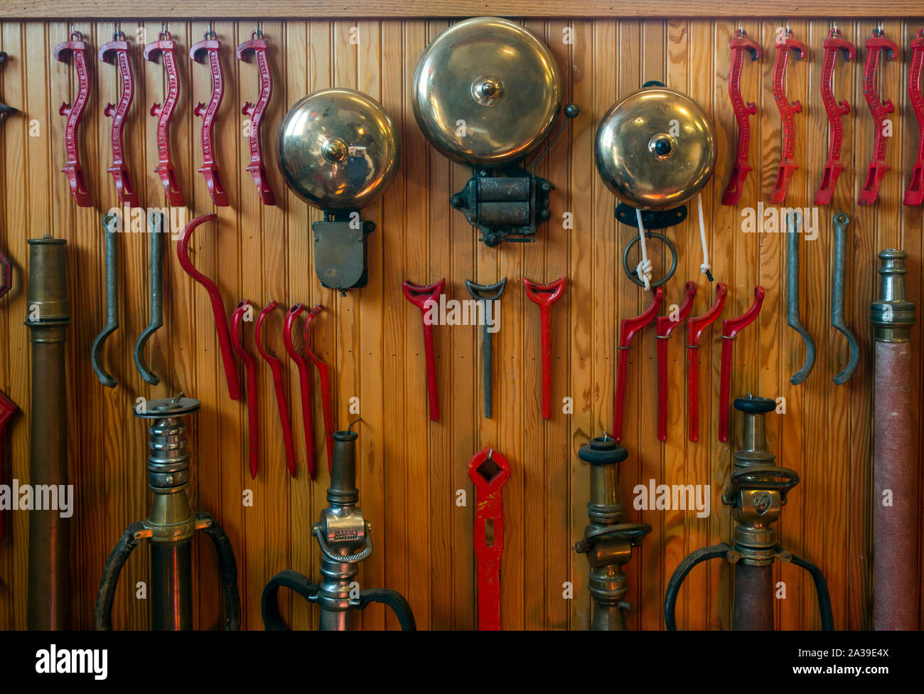 History of Fire Museum in Bristol CT Stock Photo Alamy