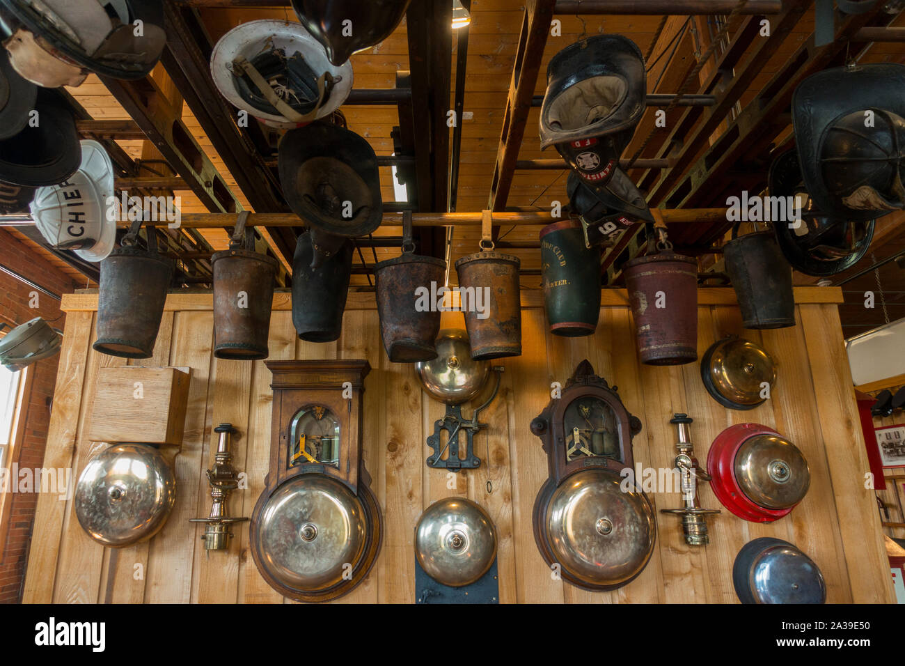 History of Fire Museum in Bristol CT Stock Photo Alamy