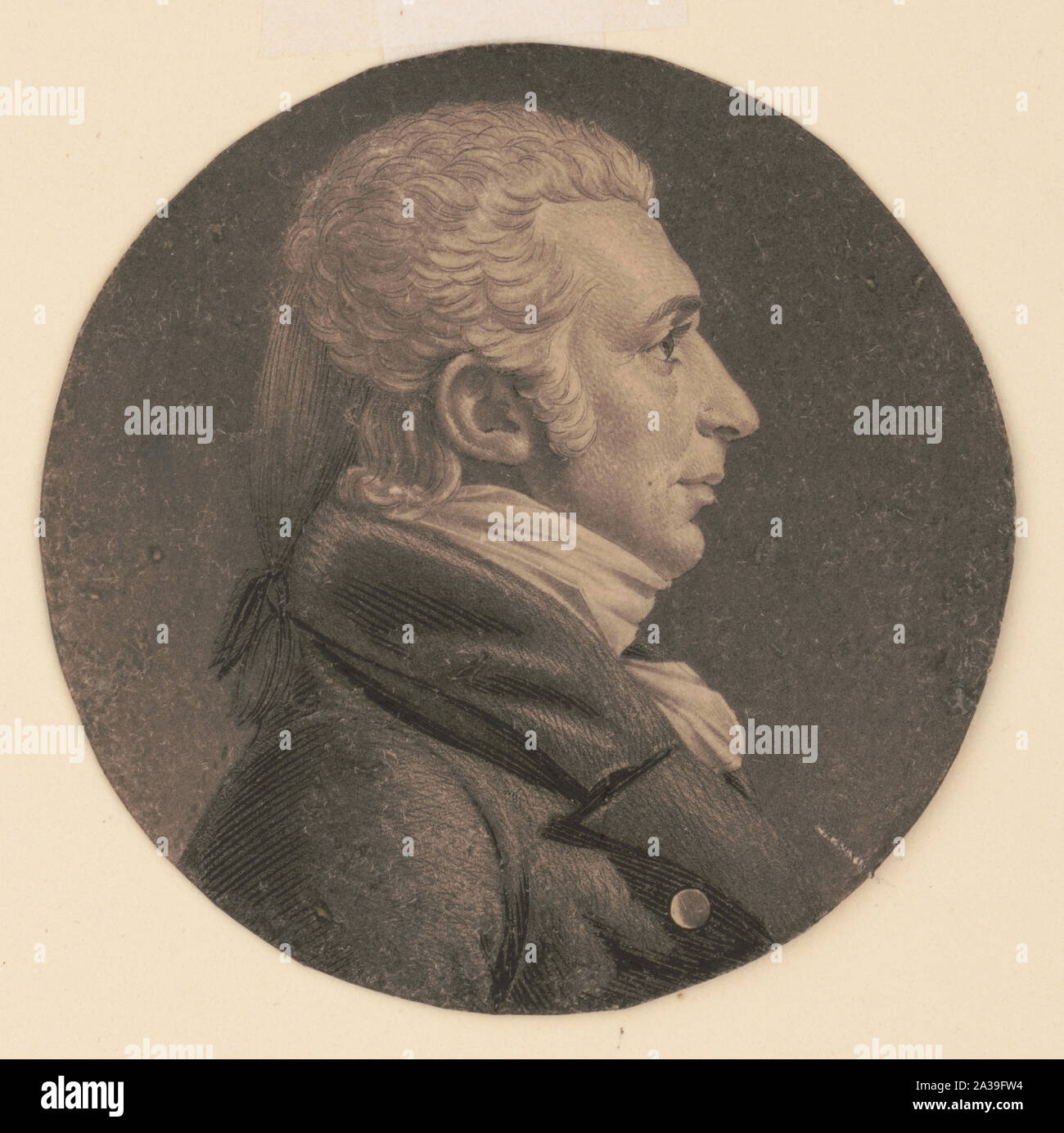 Sanuel Hunt, Jr., headandshoulders portrait, right profile Stock