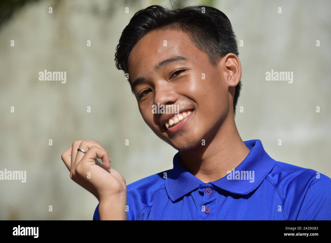 Good Look In Person A Confident Good Looking Diverse Person Stock Photo - Alamy