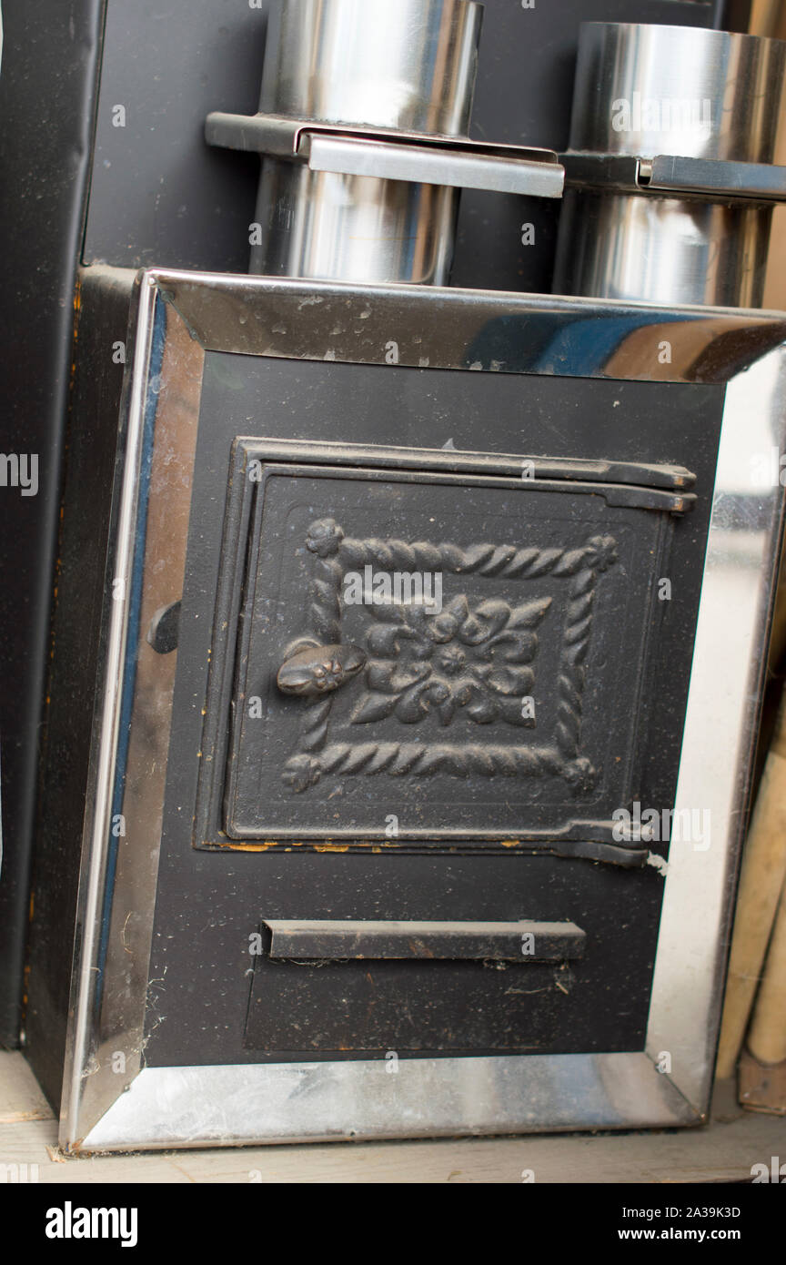 Accessories And Elements For A Cast Iron Fireplace Or Stove For