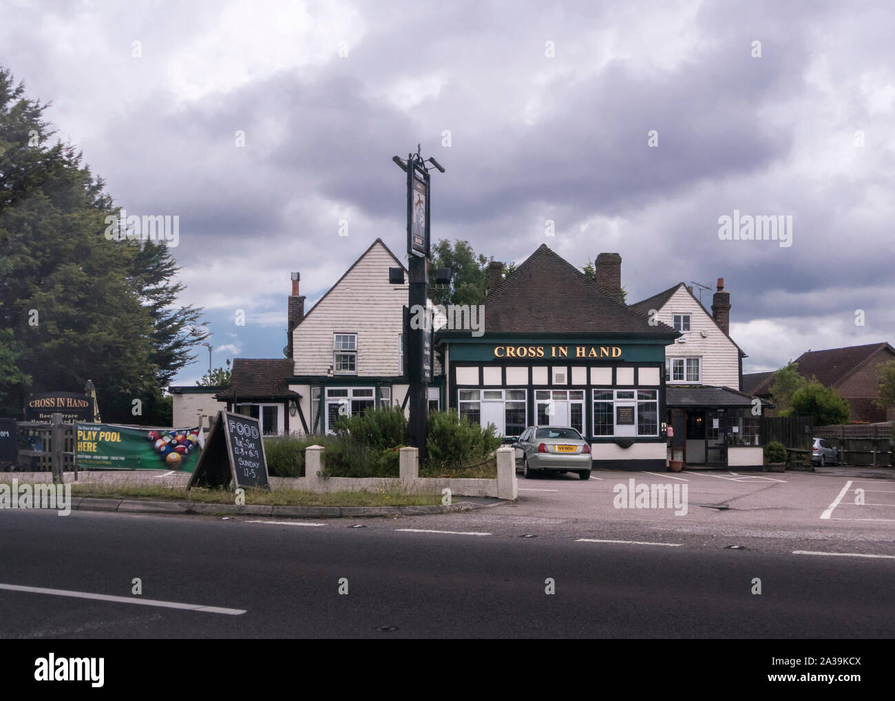 The Cross In Hand public house in the town of Heathfield, East Sussex