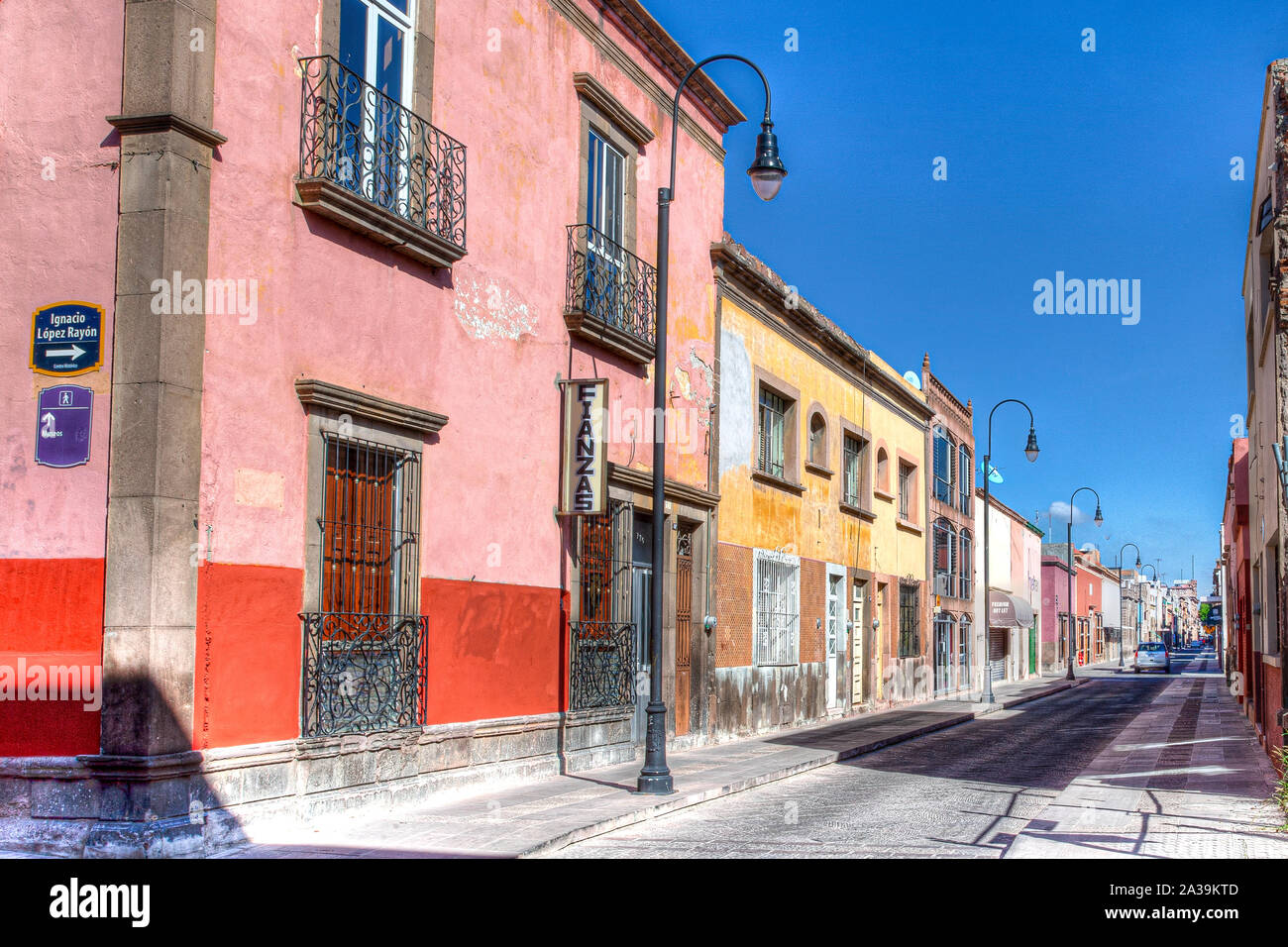 Downtown San Luis Potosi, Mexico Stock Photo