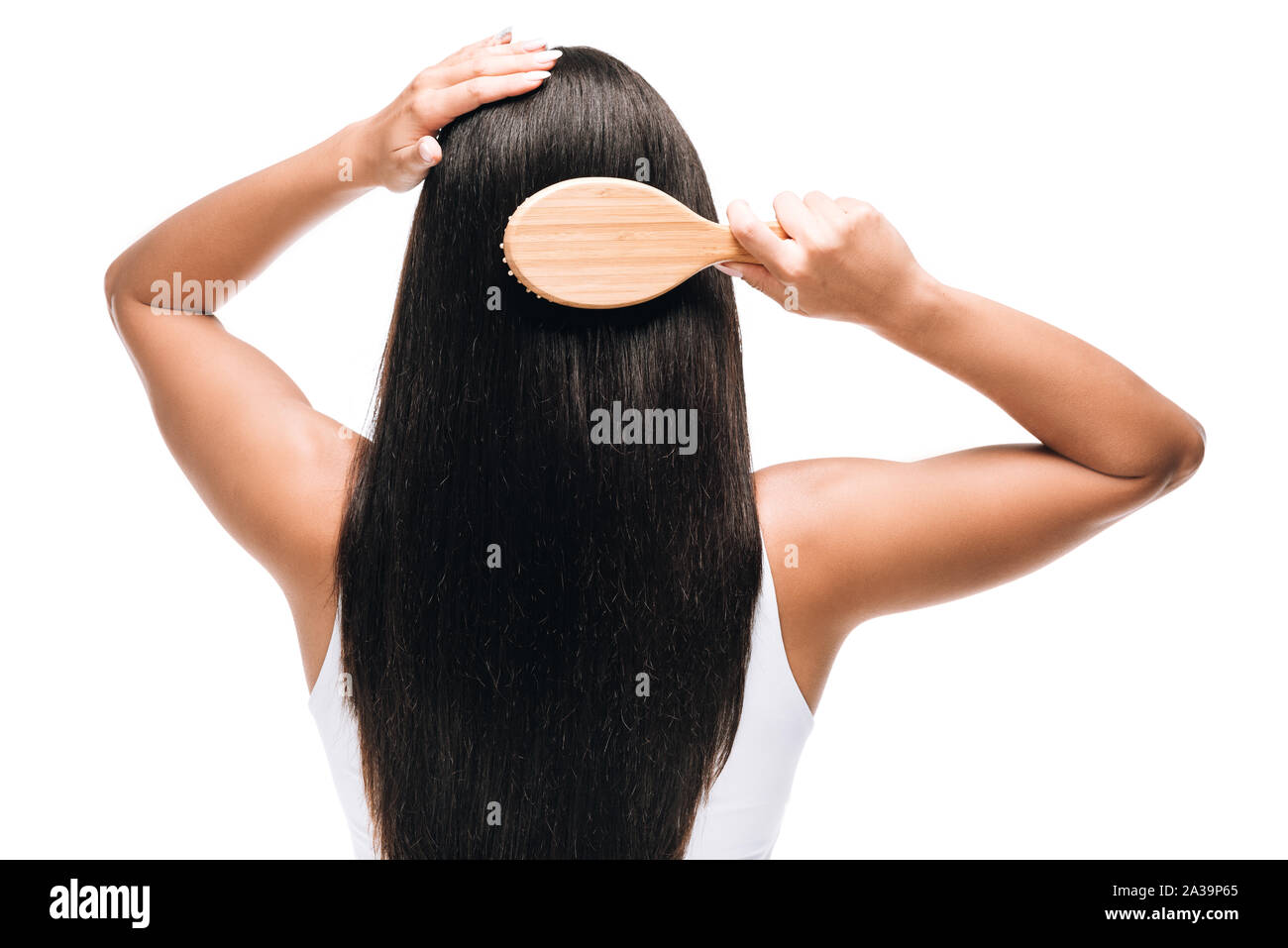 Hair Styling Natural Stock Photos Hair Styling Natural Stock